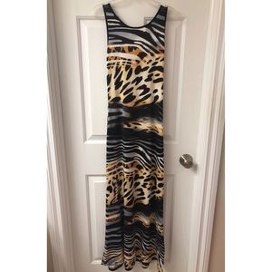 Animal Print Maxi Dress